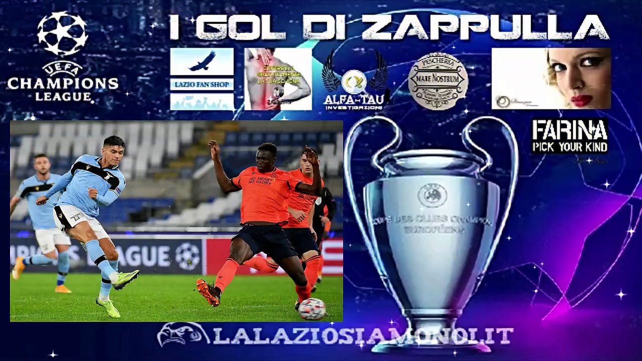CHAMPIONS LEAGUE, LAZIO - BRUGES 2-2 - I GOL DI CORREA E IMMOBILE CON LE URLA DI ZAPPULLA!