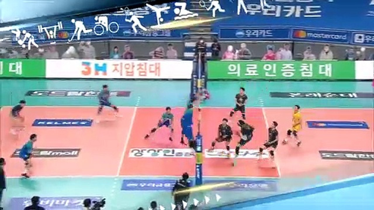 [스포츠영상] 디그의 정석, 장지원의 슈퍼맨 수비