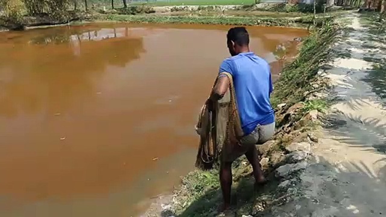 Most Popular Fishing Video - Best Cast Net Fishing With Beautiful Natural (Part-