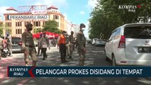 Pelanggar Prokes Disidang Di Tempat