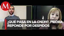 Rosario Piedra Ibarra niega despidos injustificados en la CNDH