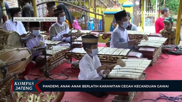 Pandemi, Anak-Anak Berlatih Karawitan Cegah Kecanduan Gawai