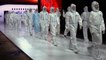 The latest trends in protective suits take centre stage at Fashion Week in northeast China