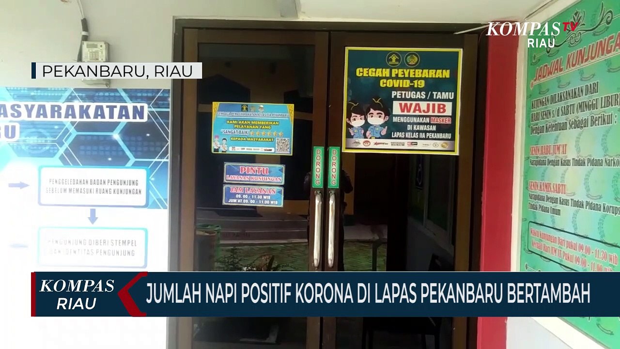 Jumlah Napi Positif Korona di Lapas Pekanbaru Bertambah