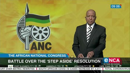 Battle over ANC's step aside resolution