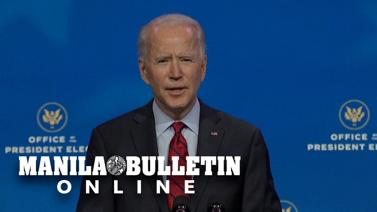 Joe Biden says he'll sign mask order on first day in office