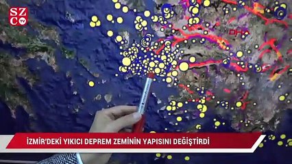 İzmir'deki yıkıcı deprem zeminin yapısını değiştirdi