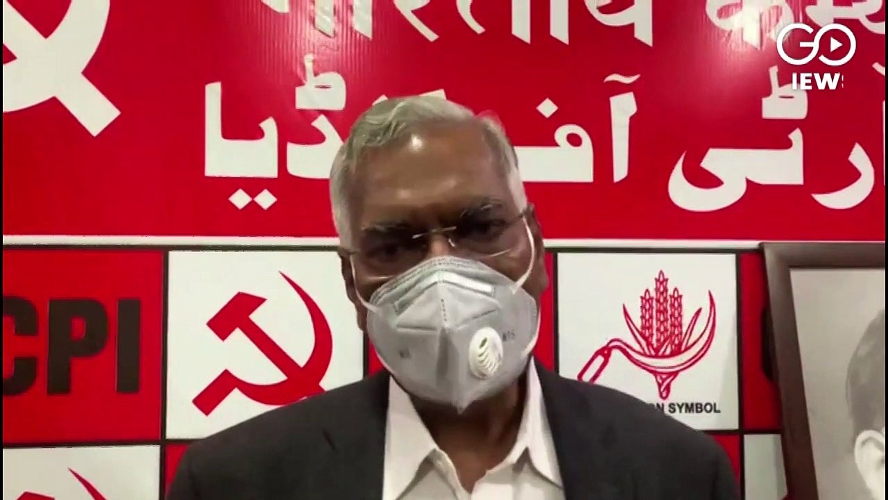 राष्ट्रपति से मुलाक़ात से पहले क्या बोले सीपीआई नेता डी. राजा ?