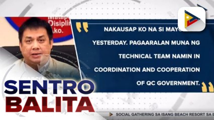 MMDA at Q.C. LGU, nag-usap na ukol sa apelang buksan ang dalawang interchange sa EDSA