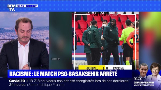 PSG-Basaksehir: les internautes saluent la réaction des joueurs après les propos racistes du 4e arbitre