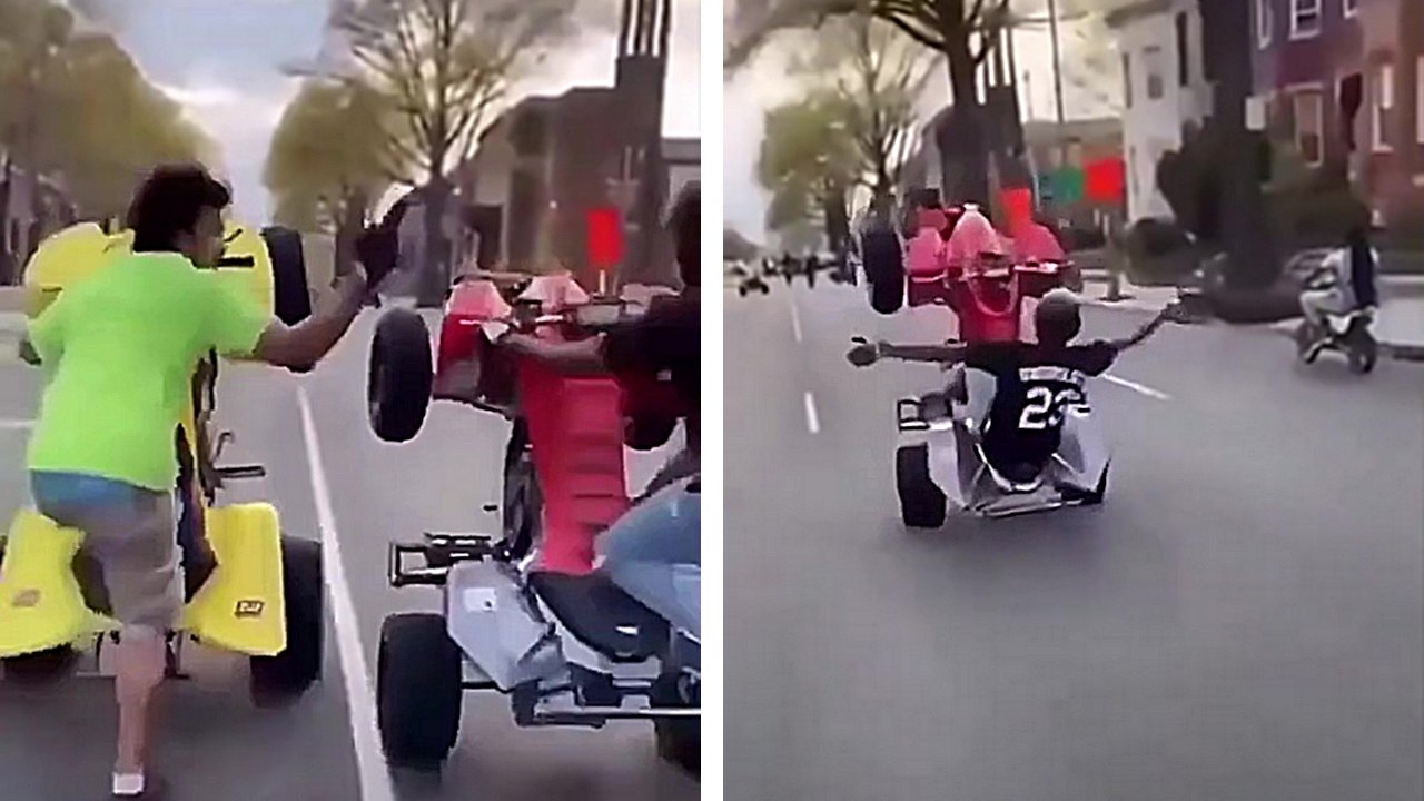 Ça finit mal pour des jeunes qui font un rodéo sauvage en quad