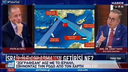 "Ζωγράφισαν" ΑΟΖ με το Ισραήλ, σβήνοντας τη Ρόδο από το χάρτη | 08.12.2020