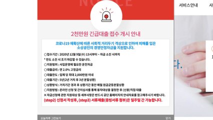 소상공인 2천만 원 긴급대출, 신청자 몰리며 사이트 접속 차질 / YTN