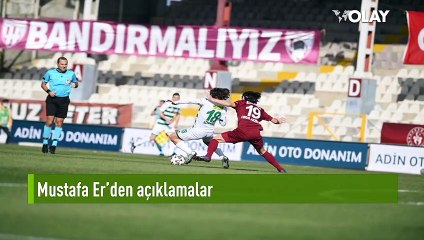 Bursaspor Teknik Direktörü Mustafa Er'den galibiyet değerlendirmesi...