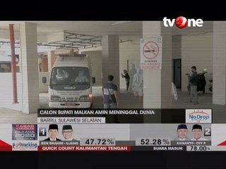 Calon Bupati Barru Malkan Amin, Wafat di Hari Pencoblosan