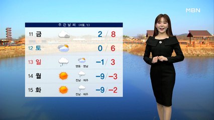 밤사이 중부 눈·비…중서부 미세먼지 주의