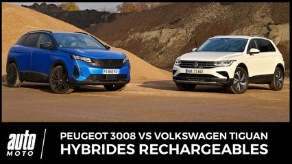 Peugeot 3008 vs Volkswagen Tiguan : duel d'hybrides rechargeables