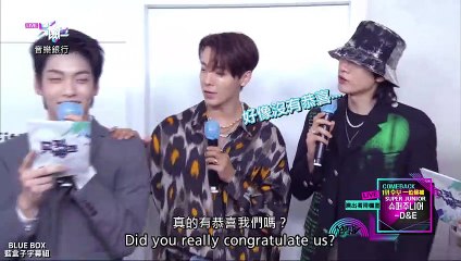 [藍盒子中字] Interview with SUPER JUNIOR-D&E [Music Bank  2020.09.11]
