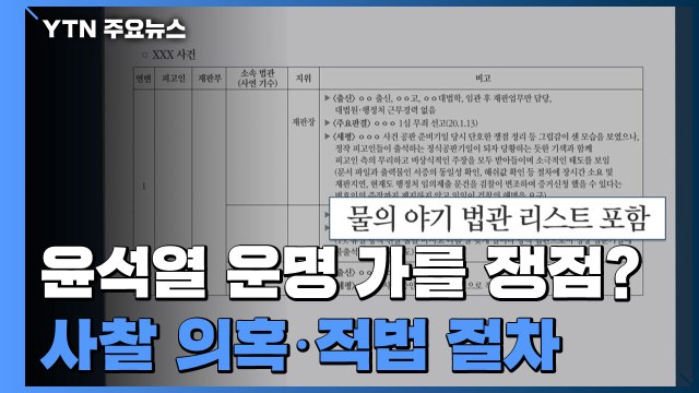 윤석열 운명 가를 핵심 쟁점은? 사찰 의혹·적법 절차 / YTN