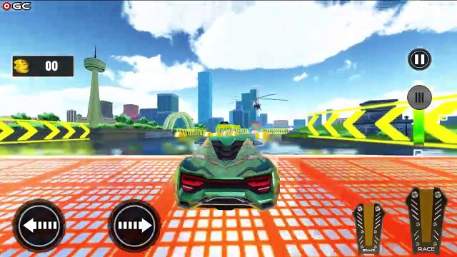 Water Surfing Car Racing Stunts - Mega Ramp Water Stunt Driving Games - Android GamePlay #2