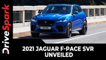 2021 Jaguar F-Pace SVR Unveiled | Updated Design, Specs, Features, Powertrain & Other Details