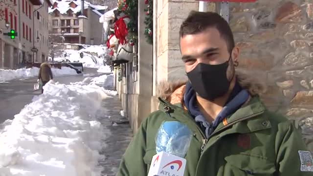 Ernest se marcha dejando nieve en el Pirineo e inundaciones en Cantabria
