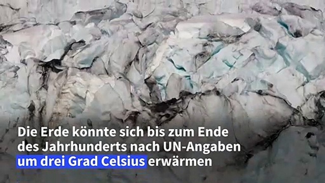 Erderwärmung steuert auf mehr als drei Grad zu