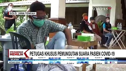 Petugas Khusus Pemungutan Suara Pilkada untuk Pasien Corona