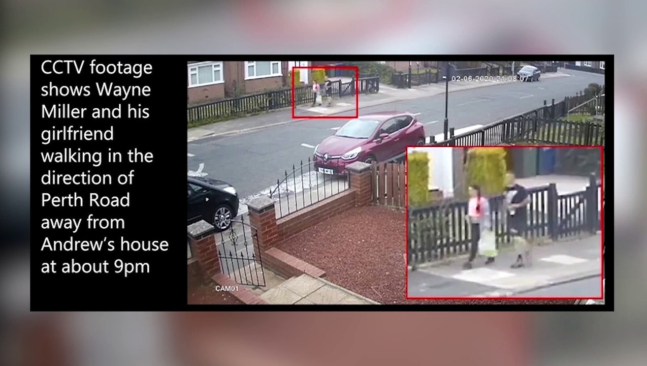 CCTV of murderer Wayne Miller - and 999 call