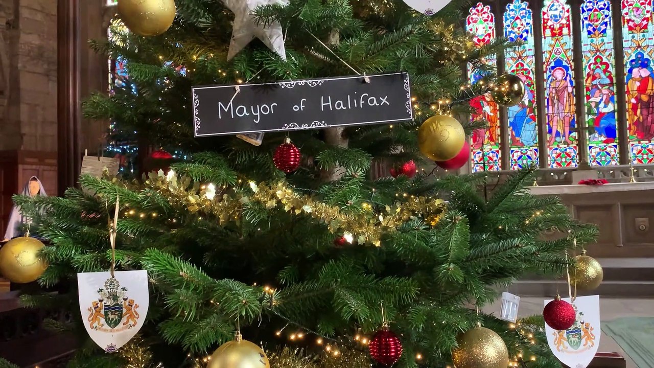 Halifax Minster Christmas Tree Festival video Dailymotion