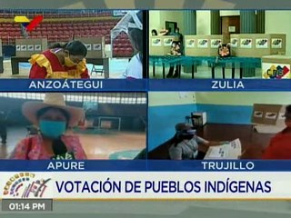 Voceros indígenas del municipio Biruaca en el edo. Apure destacan rapidez del proceso de votación