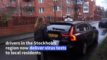 Sweden taxi drivers help boost Covid-testing in Stockholm