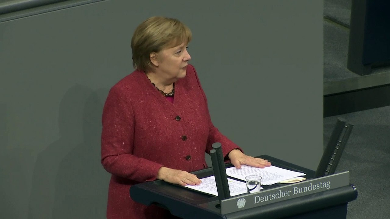 Emotionale Rede zu Covid-19: Lob für Merkel - Spott von Trump