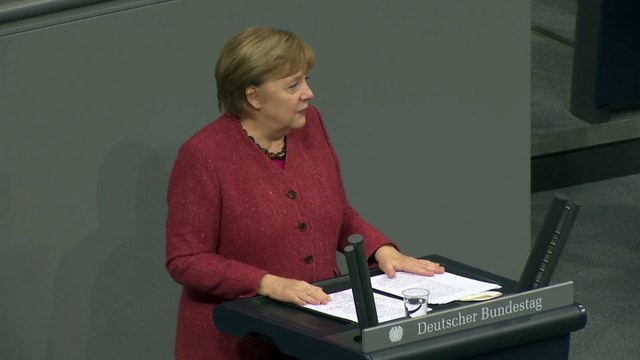 Emotionale Rede zu Covid-19: Lob für Merkel - Spott von Trump