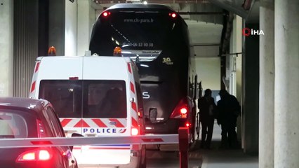 Başakşehir kafilesinin otelden çıkış görüntüleri