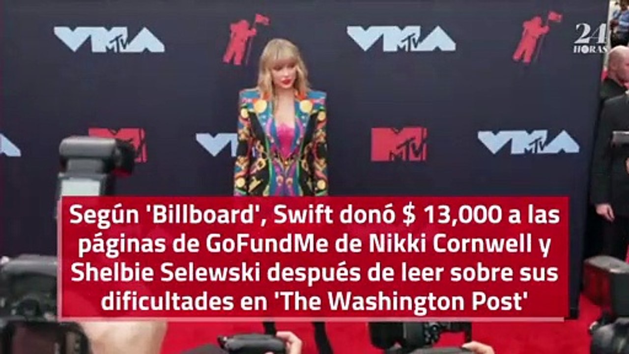 Taylor Swift dona $ 13,000 a 2 madres que luchan por pagar sus facturas en medio de COVID-19