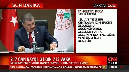 Son Dakika: Yeni kısıtlamalar olacak mı? Sağlık Bakanı Koca yanıtladı | Video