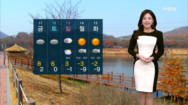 서울 첫눈 관측…추위 주춤, 중서부 미세먼지↑