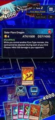 Yu-Gi-Oh! Duel Links - Solar Flare Dragon Gameplay and Effect (Axel Brodie Level 14 Reward)