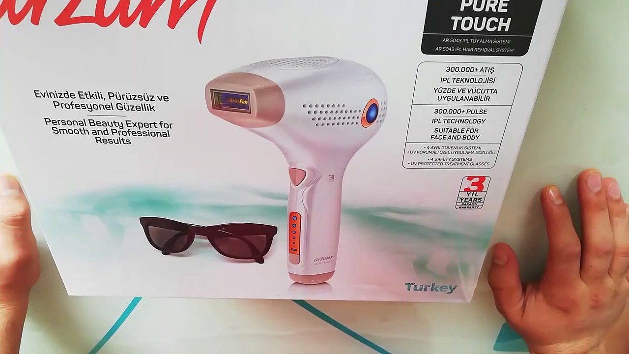 Arzum Sateen Touch AR5043 IPL 300.000 Atımlı Epilasyon Aleti (A101 599 TL )