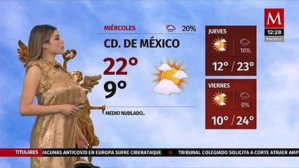 Pamela Longoria nos da el pronóstico del tiempo para este miércoles 9 de diciembre