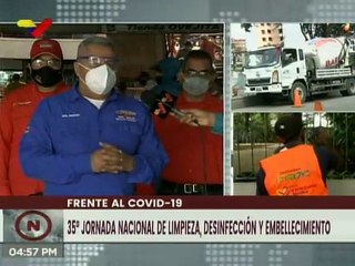 Realizan jornada de desinfección en el Centro Comercial El Valle