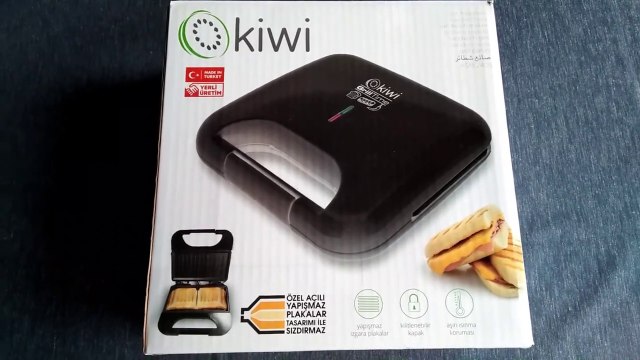 Kiwi KSM-2405 Mini Tost Makinesi Kutu Açılımı