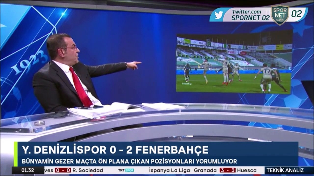 Fenerbahçe aleyhine Denizli maçında yapılan hakem hataları