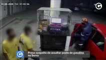Preso suspeito de assaltar posto de gasolina na Serra