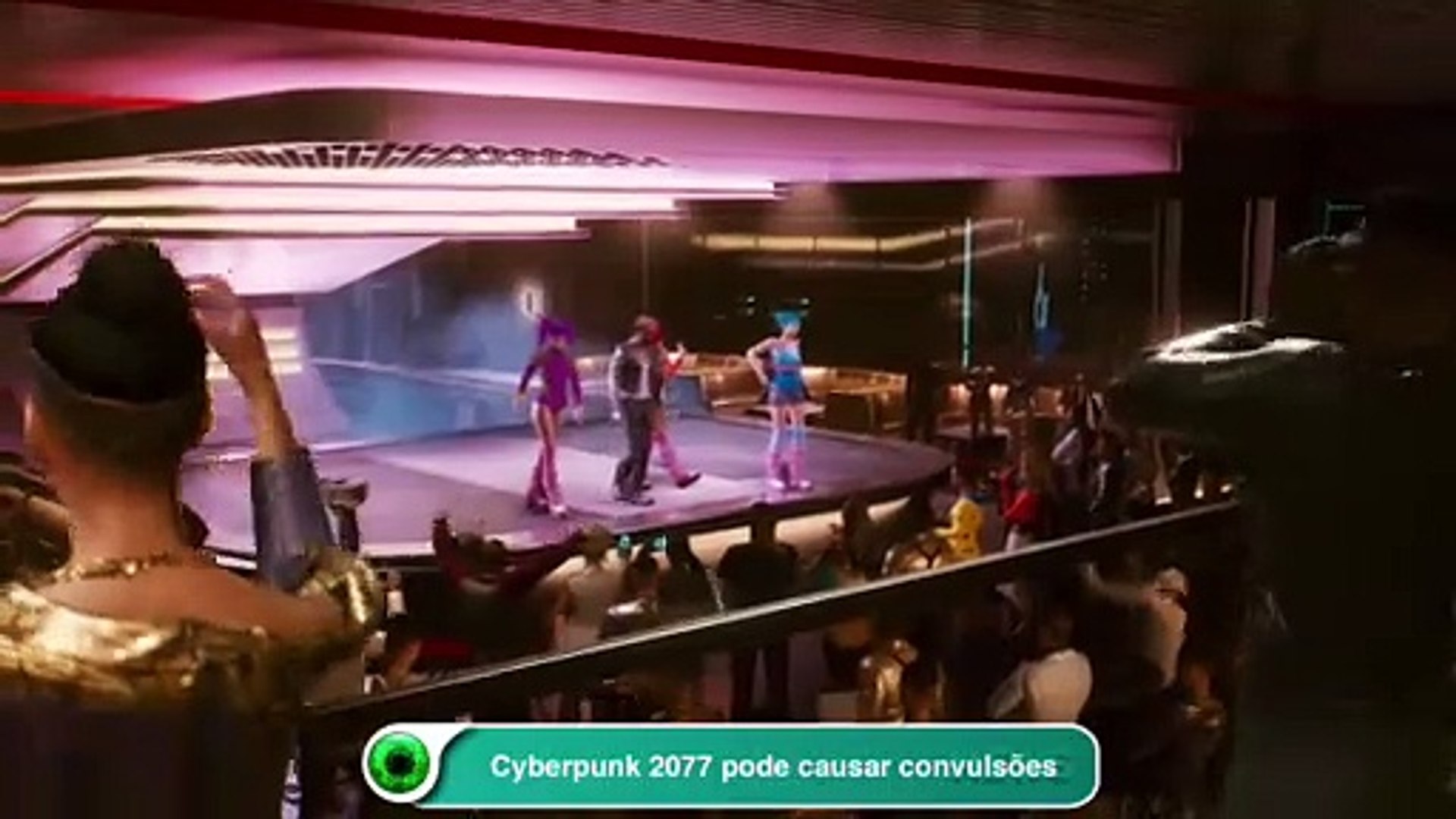 Cyberpunk 2077 pode causar convulsões