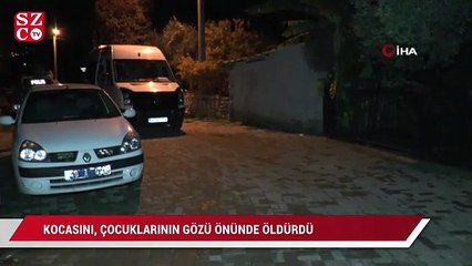 Download Video: Bodrum'da vahşet: Kocasını, çocuklarının gözü önünde öldürdü