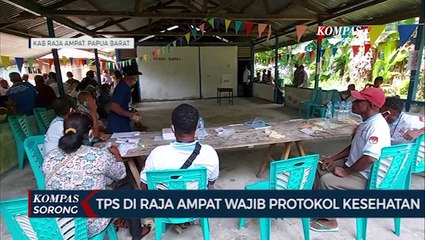 TPS Di Raja Ampat Wajib Protokol Kesehatan