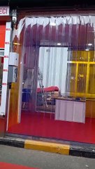 Màm / rèm nhựa hệ lùa mô tơ điều khiển bằng remote