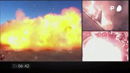 Protótipo da SpaceX explode ao pousar